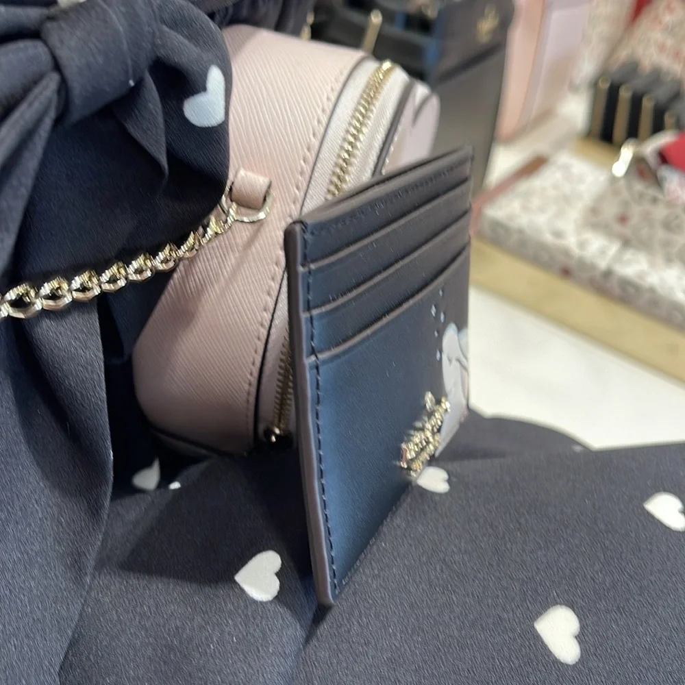 Kate Spade Bunbun Bunny Small Slim Card Holder Wallet

COLOR:
Black Multi
NWT - Picture 9 of 16